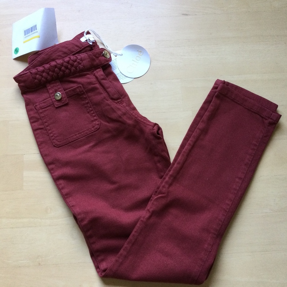 Chloe Trousers 14 Red 2